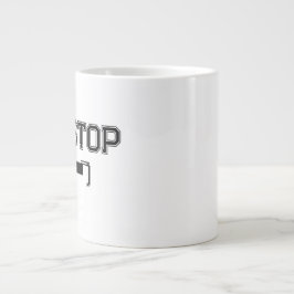 NONSTOP Gym Motivatie Hoodie T-shirt Grote Koffiekop
