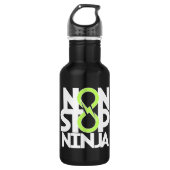Nonstop Ninja Water Fles (Voorkant)