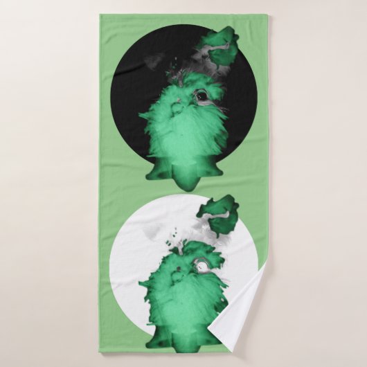 Nonunny tijden twee badhanddoek (Badhanddoek)