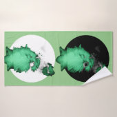 Nonunny tijden twee badhanddoek (Badhanddoek)