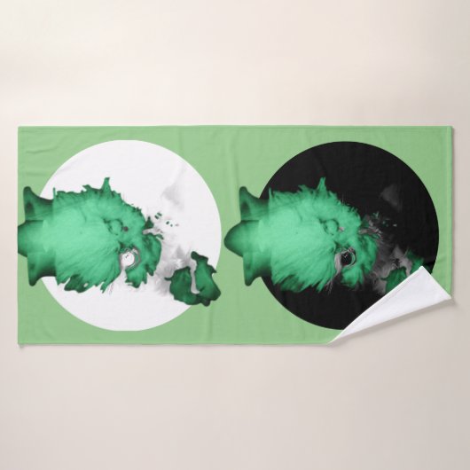 Nonunny tijden twee badhanddoek (Badhanddoek)