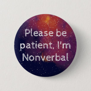 Nonverbal  Galaxy Identiteit Ronde Button 5,7 Cm