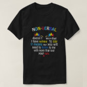 NONVERBALE AUTISTIEK T-SHIRT (Design voorkant)