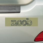 Noob Bumpersticker (Op auto)