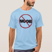 NOOB Circle Slash (zwart) T-shirt (Voorkant)