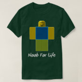 Noob for Life T-shirt (Design voorkant)