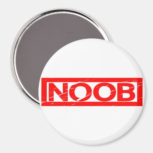 Noob Stamp Magneet (Voorkant / Achterkant)