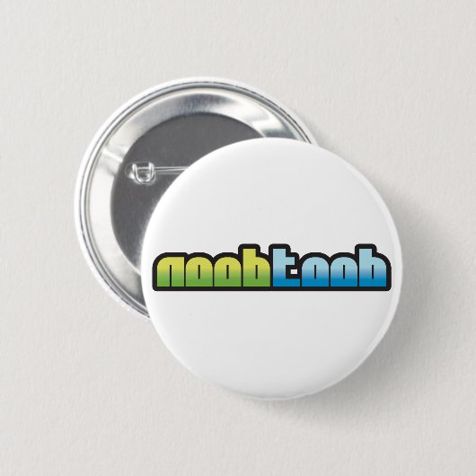 Noobtoob White Button (Voorkant /achterkant)