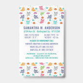 Nood ID Fun Kinder Identificatie Foto Badge (Achterkant)