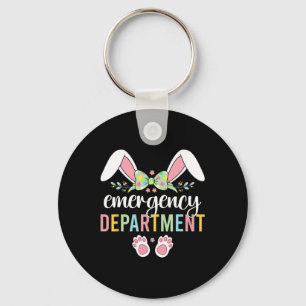 Noodafdeling Bunny Spoedeisende Hulp Verpleegster Sleutelhanger
