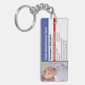 Noodallergische foto voor identificatie van kinder sleutelhanger (Voorkant Links)