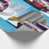 Noodambulance in CityScape Medical Rescue Cadeaupapier