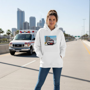 Noodambulance in CityScape Medical Rescue Hoodie