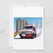 Noodambulance in CityScape Medical Rescue Kaart (Voorkant)