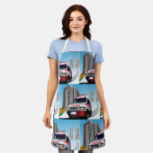 Noodambulance in CityScape Medical Rescue Schort (Gedragen)