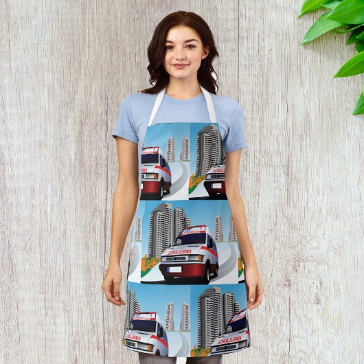 Noodambulance in CityScape Medical Rescue Schort