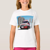 Noodambulance in CityScape Medical Rescue T-shirt (Voorkant)