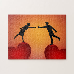 Noodbehoefte aan liefde legpuzzel
