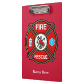 Noodbrandweerkaatsingskaart van het EMT Klembord (Links)