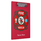 Noodbrandweerkaatsingskaart van het EMT Klembord (Rechts)