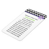 Noodcontact: Babysitter Premium Magnet Magneet (Linkerzijde)