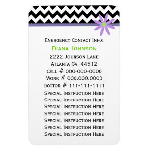 Noodcontact: Babysitter Premium Magnet Magneet