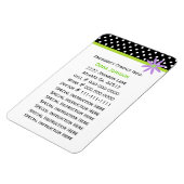 Noodcontact: Babysitter Premium Magnet Magneet (Linkerzijde)