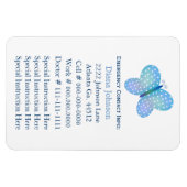 Noodcontact: Babysitter Premium Magnet Magneet (Horizontaal)