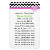 Noodcontact: Babysitter Premium Magnet Magneet (Verticaal)