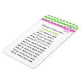Noodcontact: Babysitter Premium Magnet Magneet (Linkerzijde)