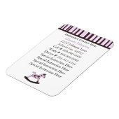 Noodcontact: Babysitter Premium Magnet Magneet (Linkerzijde)