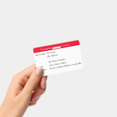 Noodcontact Badge (Handheld)