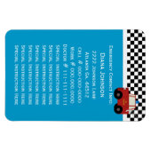 Noodcontact: Brandweerwagen Magneet (Horizontaal)