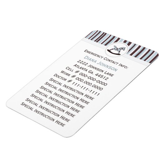 Noodcontact: Premium Magnet voor Rocking Horse Magneet (Linkerzijde)