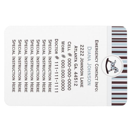 Noodcontact: Premium Magnet voor Rocking Horse Magneet (Horizontaal)