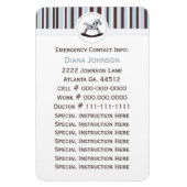 Noodcontact: Premium Magnet voor Rocking Horse Magneet (Verticaal)