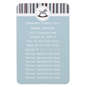 Noodcontact: Rocking Horse Premium Magnet 2 Magneet (Verticaal)