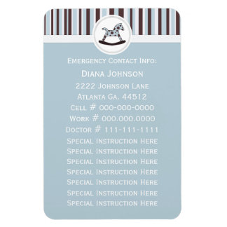 Noodcontact: Rocking Horse Premium Magnet 2 Magneet