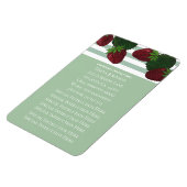 Noodcontactmagneet: aardbei magneet (Linkerzijde)