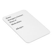 Noodcontactmagneet voor koelkast magneet (Rechterzijde)