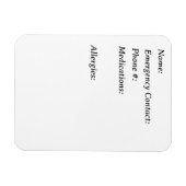 Noodcontactmagneet voor koelkast magneet (Horizontaal)