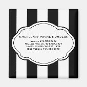  noodcontactnummers magneet (Voorkant)