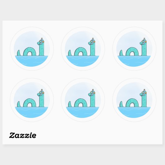 nooddruftig ronde sticker (Vel)