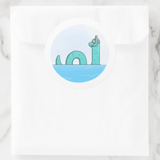 nooddruftig ronde sticker (Tas)