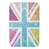 Noodgekleurde vlag van de Unie Badmat (Voorkant Verticaal)