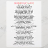 Noodgetallen FLYER (Voorkant)