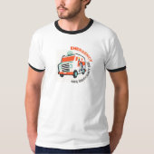 Noodgeval! Red de democratie! ambulance T-shirt (Voorkant)