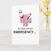 NOODGEVALLEN KAART (Gele Bloem)