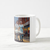 Noodhulp klaar: slok en blijf voorbereid koffiemok (Voorkant rechts)