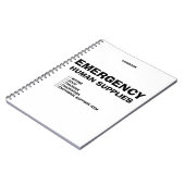 Noodhulp voor Mensen Notitieboek (Linkerzijde)